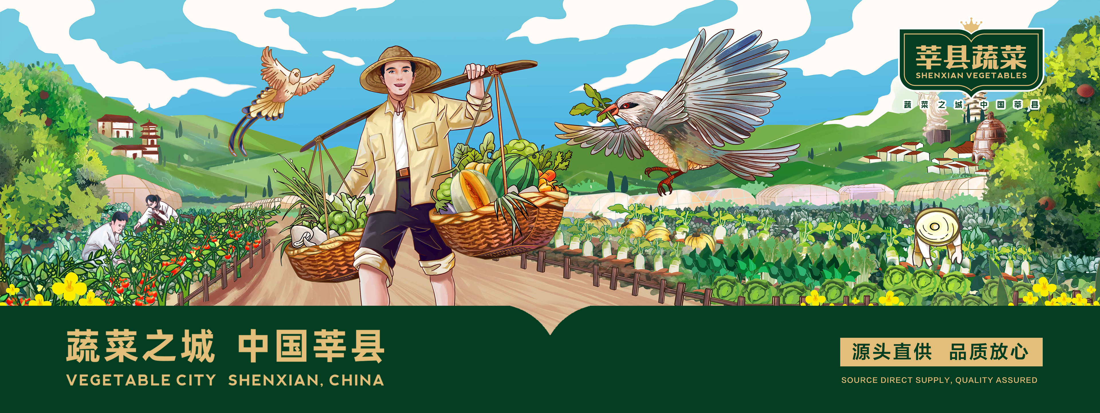 莘县蔬菜区域公用品牌战略策划、设计