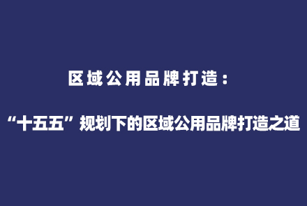 区域公用品牌打造:"十五五"规划下的区域公用品牌打造之道